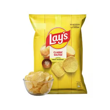Yellow Lays Rs20(Lay's Classic Salted Potato Chips)